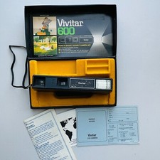 Vintage Vivitar 600 Point n Shoot Pocket Camera Kit in Case NOT TESTED