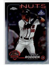 Brock Rodden Seattle Mariners 2024 Topps Pro Debut Chrome Pro Debut Card