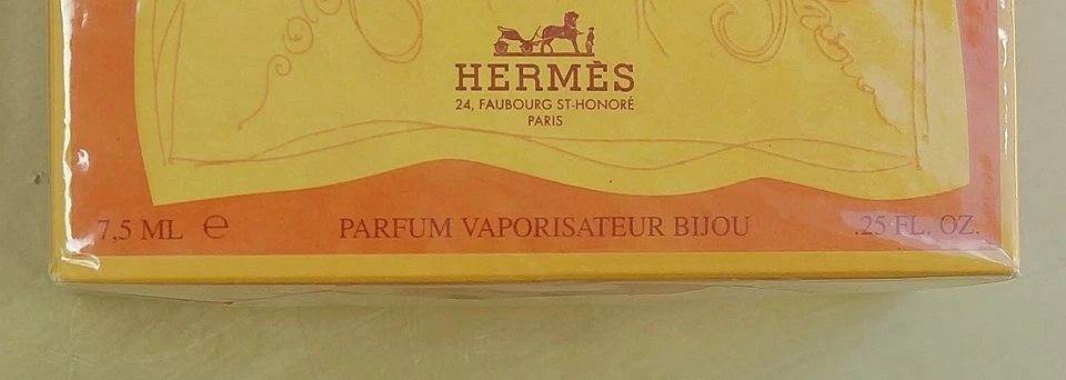 Vtg *24, FAUBOURG by HERMES* spray Pure PARFUM BIJOU 7,5 ml .25 oz GOLDEN SEALED - Image 3 of 4