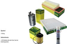 MANN-FILTER + Klima-Anlagen-Reiniger für Opel Combo Kasten/Kombi 1.3 CDTi Fiat