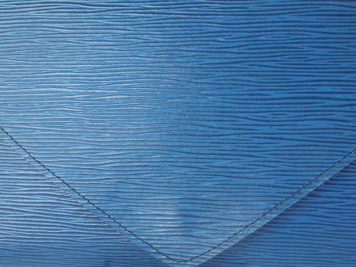 Auth LOUIS VUITTON Epi Art Deco Clutch 890VI Blue Leather Bag France LL23310M4 - Picture 3 of 21