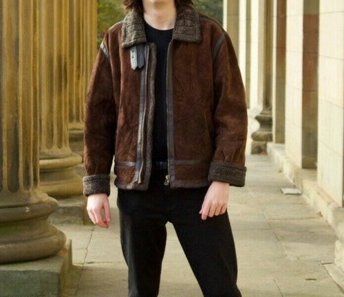 1990s vintage Leather Sheepskin 