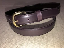 NARROW Plain BROWN  BELT Women's  Size 1
