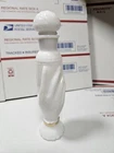 Vintage Avon Perfume Bottle White Milk Glass Hand Holding Bottle EMPTY Decor