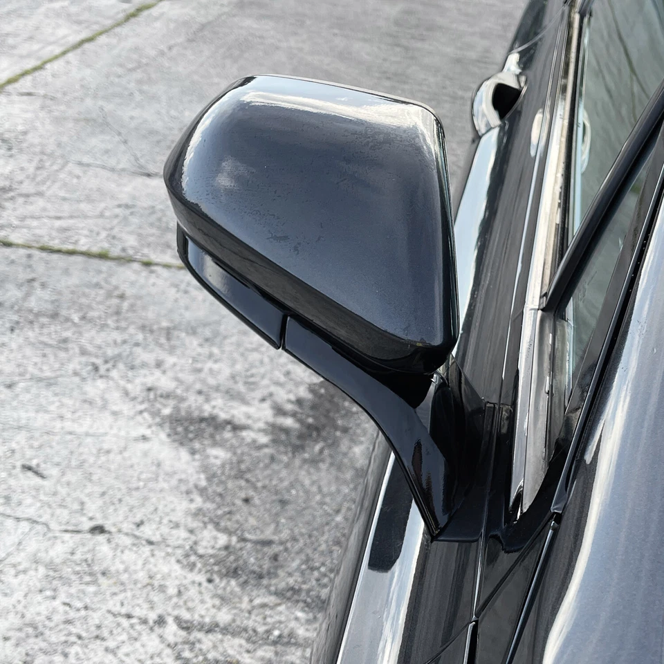 Chrome Delete Blackout Vinyl Overlay for 2013-16 Lincoln MKZ Mirror Trim - Image 4 of 4