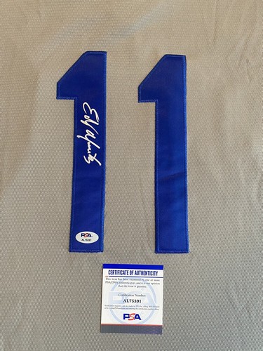 SEATTLE MARINERS EDGAR MARTINEZ AUTOGRAPH #11 COOPERSTOWN COLLECTION JERSEY PSA - Picture 2 of 5
