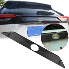 For Toyota RAV4 19-25 Carbon Fiber ABS Rear Trunk Lid Tailgate Molding Cover