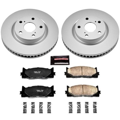 Power Stop 04-06 Lexus RX330 Rear Z17 Evolution Geomet Coated Brake Kit main image 1