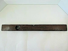 Vintage STANLEY Sweatheart No. 0 Level Cherry 28" Wood Bubble Level Made in USA