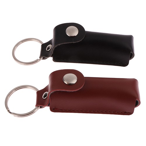 USB Case Protective Bag Portable Pocket Leather Key Ring For Usb Flash Drive _j - Photo 7/14