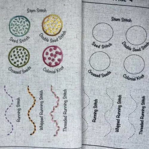 DIY Stitch Book Embroidery Sewing Book Essentials for Embroiderers Beginners AU - Picture 8 of 18