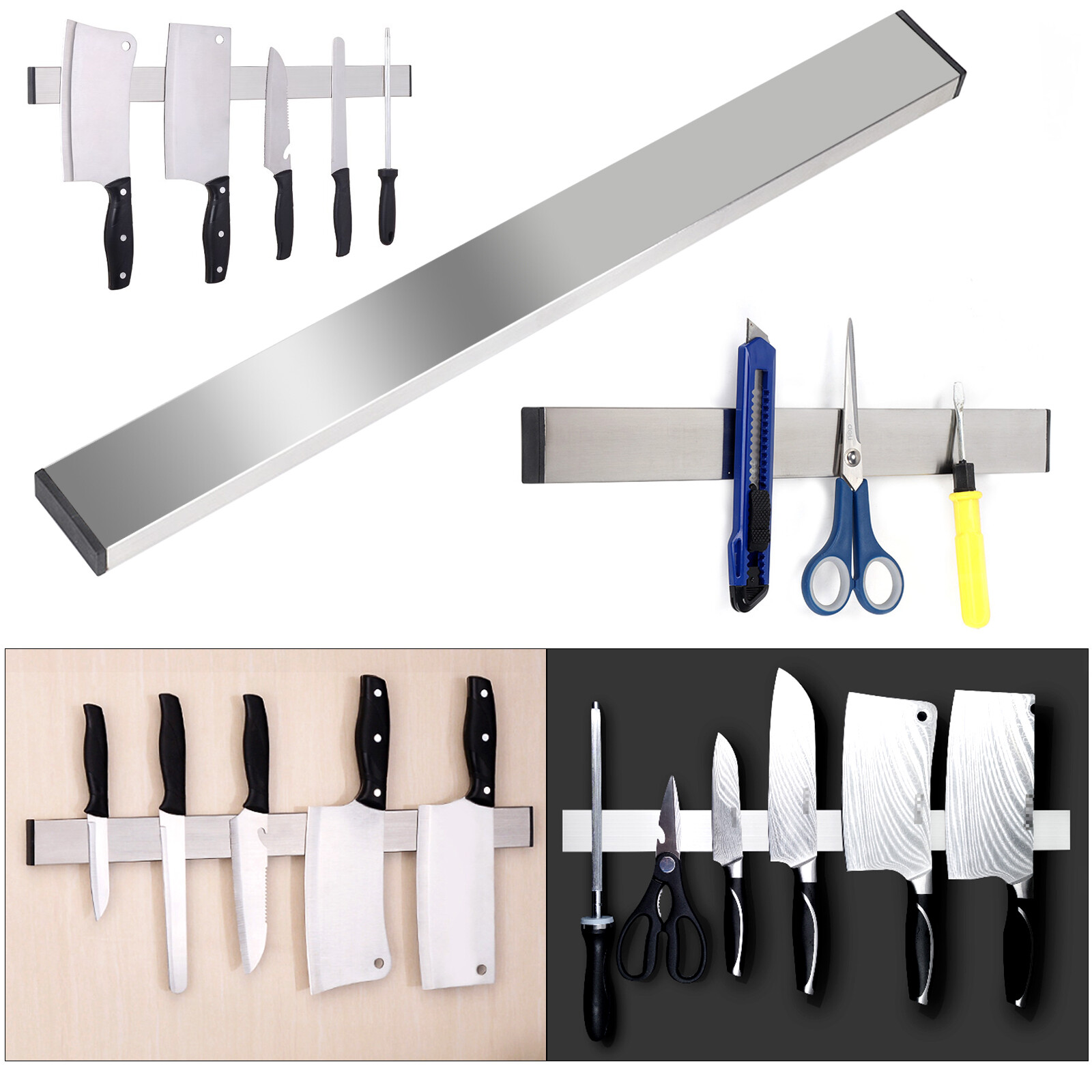 SelfAdhesive Knife Storage Holder Chef Rack Strip Utensil