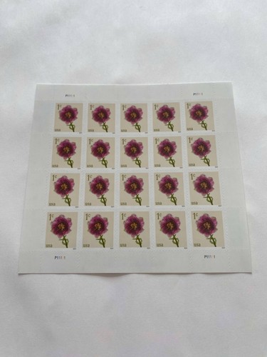 100 of 1-cent USA stamps Fringed Tulip ( 5 sheets ) USPS additional US Posta NEW - Picture 5 of 5