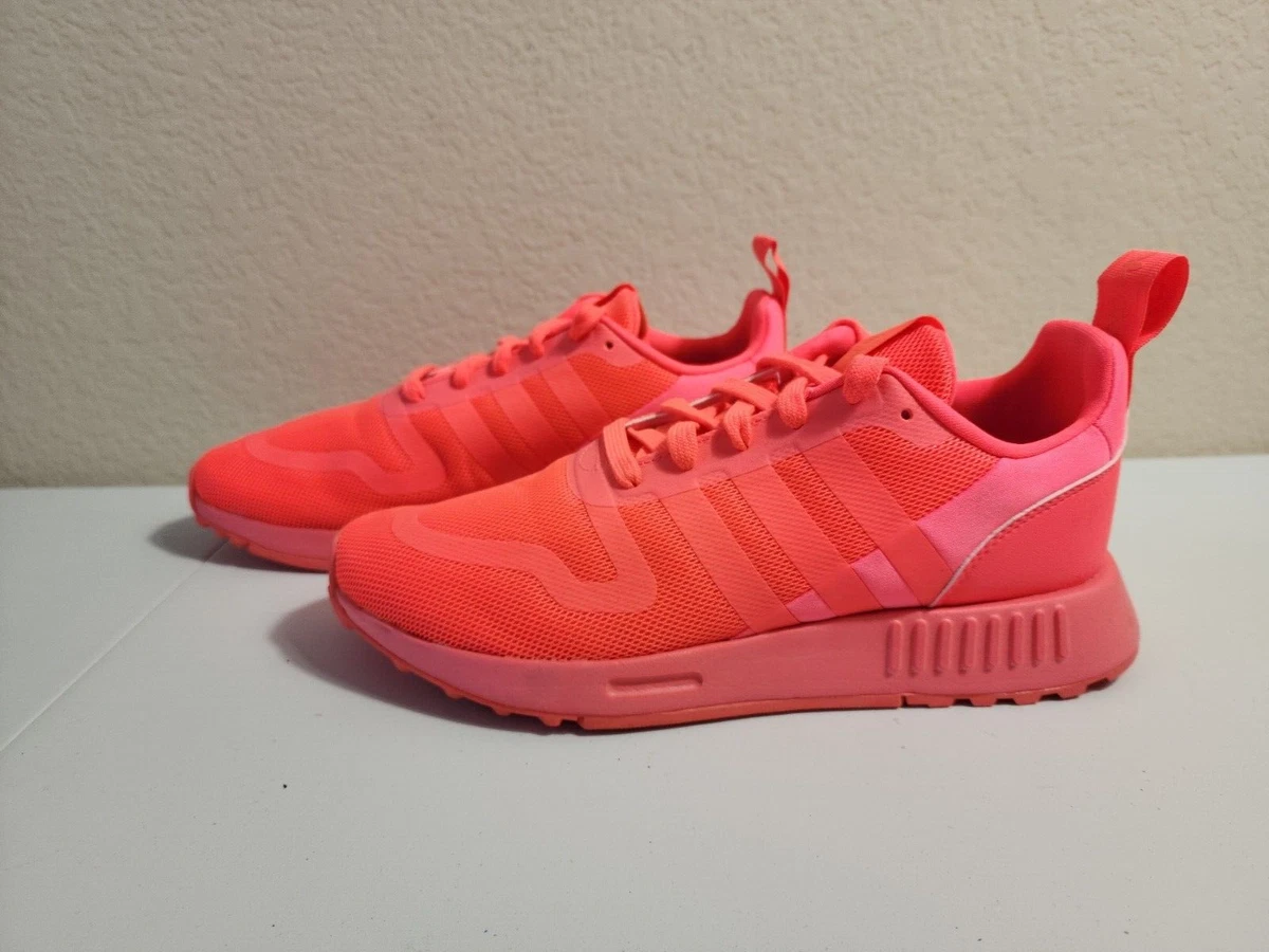 Adidas neon hotsell orange sneakers