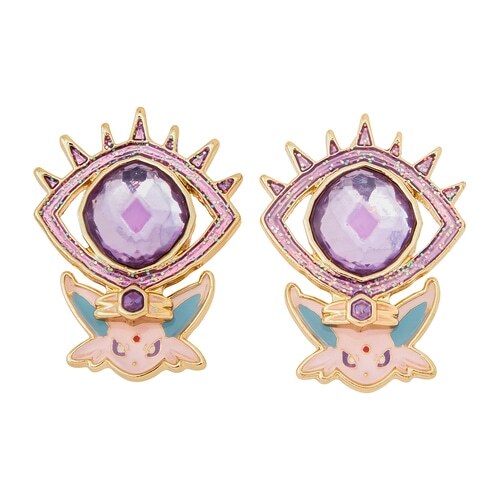 Pokemon Center Accessorio Originale Terastal Eevee Evoluzione Orecchino - Foto 48 di 94