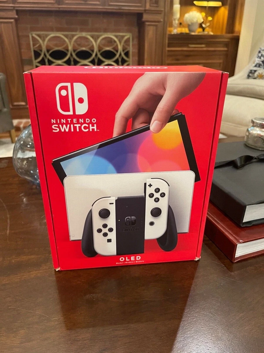  Nintendo Switch – OLED Model w/ White Joy-Con : Video Games