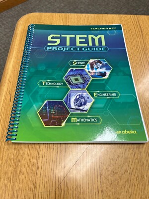 ABeka STEM PROJECT GUIDE,Teacher Key LN spiral 2020 CURRENT Ed, MSRP $27+