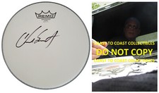 Chad Smith Red Hot Chili Peppers Drummer signed Drumhead COA proof autographed