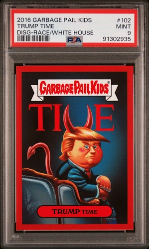 Trump Time #102 Garbage Pail Kids Disgrace to the White House card