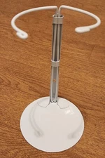 Kaiser 2701 Doll Stand, White, 12" to 17" Chubby-waisted, 10 available