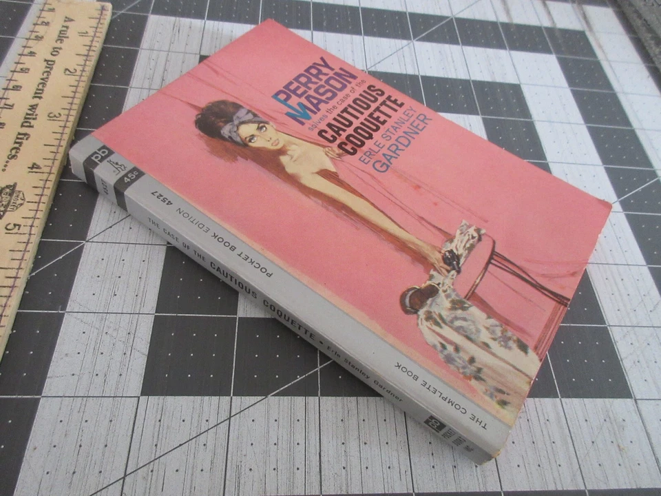 PERRY MASON The Case of the Cautious Coquette Pocket paperback 1963 Foto 2 de 4