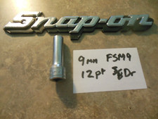 SNAP-ON 9mm 12 POINT SOCKET  FSM9 DEEP 3/8 Drive U.S.A. NICE