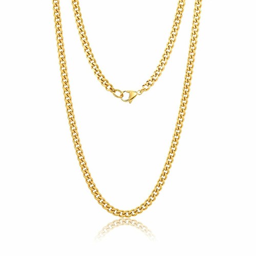 Adornia 14K Gold Vermeil 5mm Cuban Link 