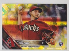 SILVINO BRACHO 2016 Topps Chrome Sapphire #251 Gold Refractor Rookie #D 5/5 RC