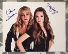 Elaine Larsen & Paige Sanchez Signed IHRA 8 X 10 Photo Jet Drag Racing