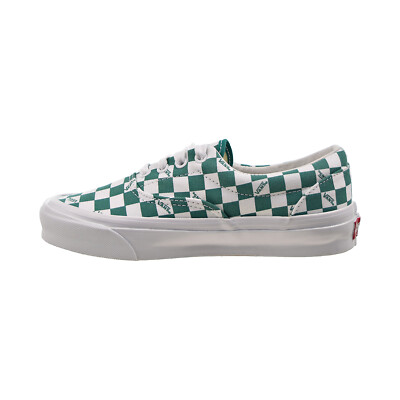 Vans Vault OG Era LX Checkboard Logo Men's Shoes Cadmium Green