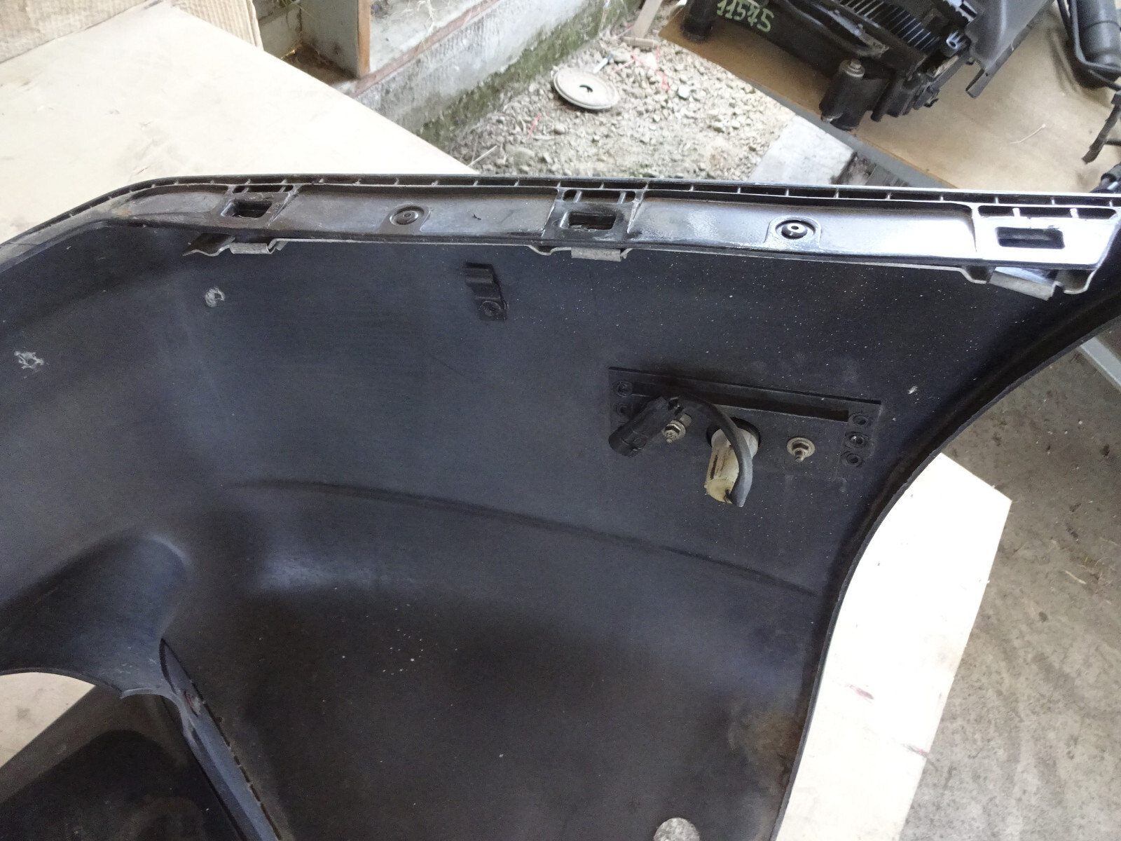 Maserati 4200 Coupe-Spyder - Standard OEM Rear Bumper Black - P/N 980001069