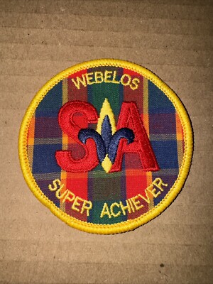 Boy Scouts of America BSA Webelos Super Achiever Retired Uniform Patch