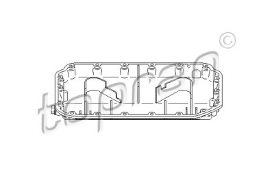 112 338 TOPRAN Ölwanne für AUDI