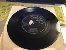 THE SUPREMES, NATHAN JONES RARE EARLY PRESS 1971 MOTOWN, HAPPY BUMPY ROAD B-SIDE