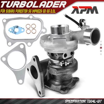 Turbolader für Subaru Forester SG Impreza Stufenheck/Station Wagon GD GG 2.0L