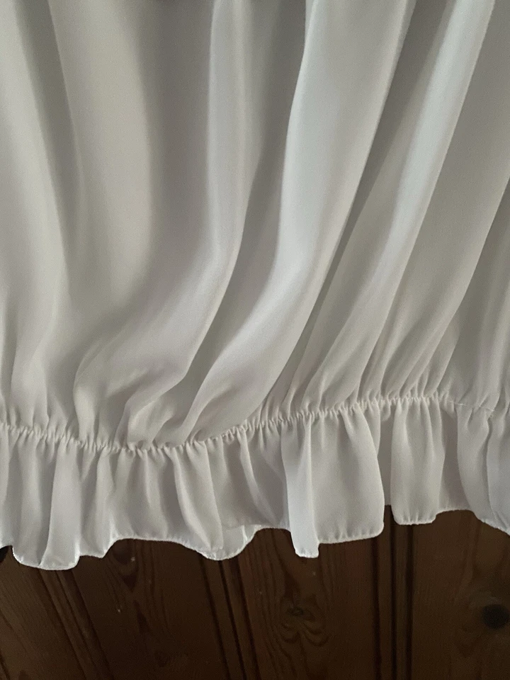 Blusa Top QUIZ Crema Gitana Hombro Descubierto Crochet Reino Unido Talla 18 Nueva con Etiquetas... Envío Gratis. Foto 3 de 4