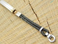 NOS Vintage Stainless & Nylon Watch Band Loop End Unused Deployment Ladies 