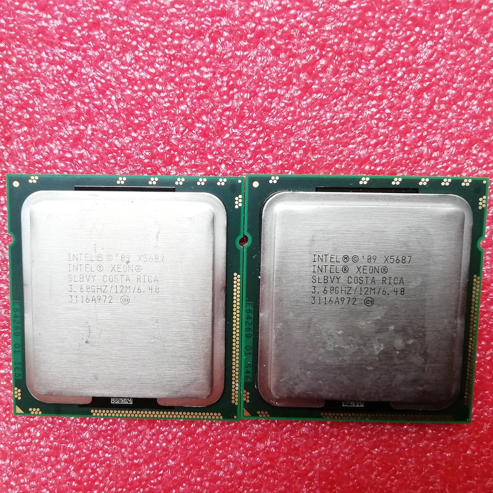 Matching pair Xeon X5650 X5660 X5670 X5675 X5680 X5690 LGA1366 CPU Processor - Image 4 of 4