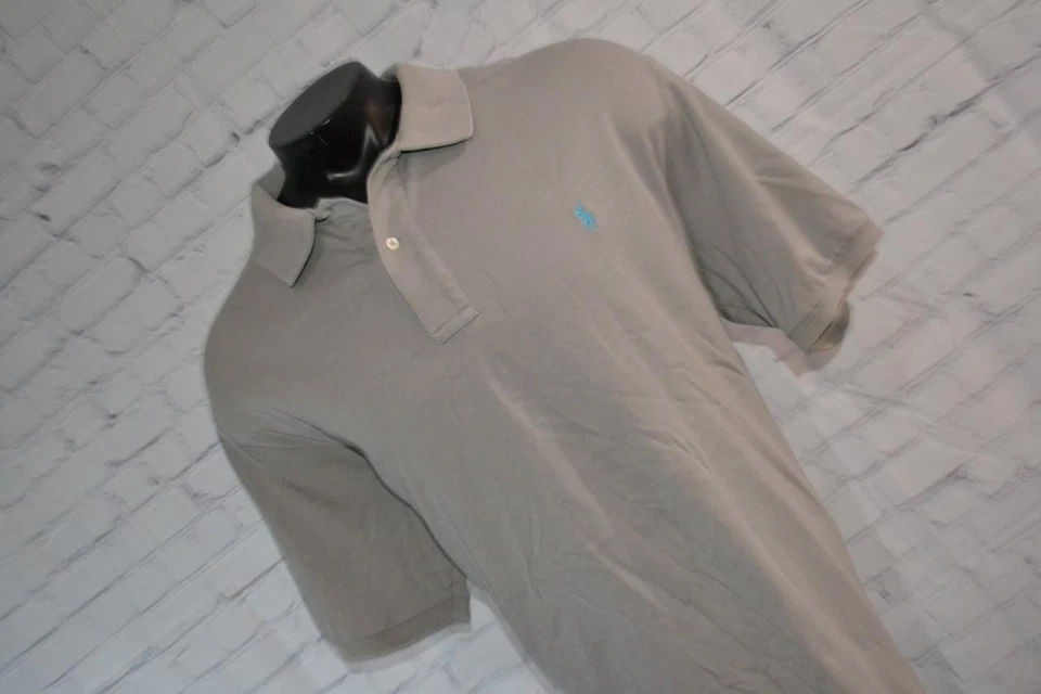45540-a Polo Ralph Lauren Golf Polo Shirt Gray Cotton Size 2XB BIG Adult Mens - Image 4 of 4