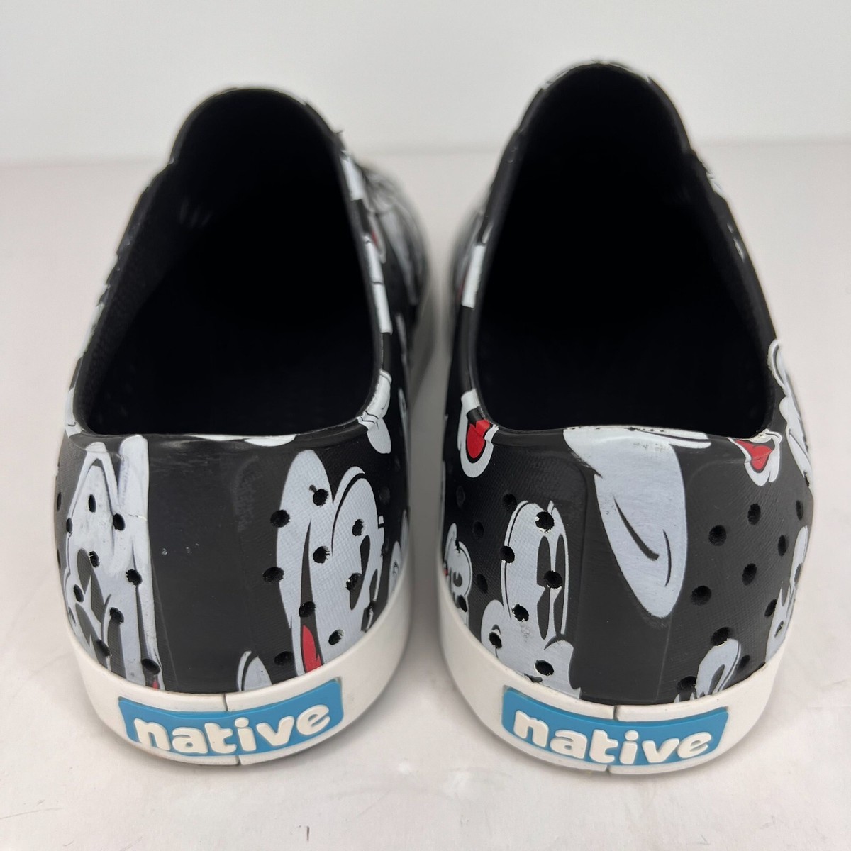 Native Unisex Black Disney Parks Mickey Mouse Rubber W Sz10  display picture 2