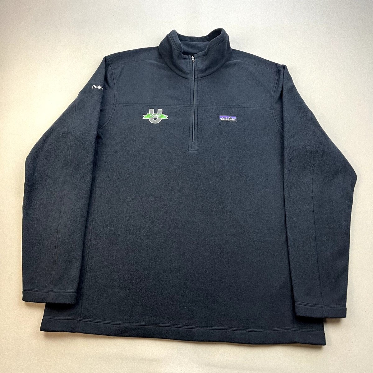 Patagonia Fleece Jacket Micro D Pullover Mens XL Black Patagonia Fleece Jacket Micro D Pullover Mens XL Black