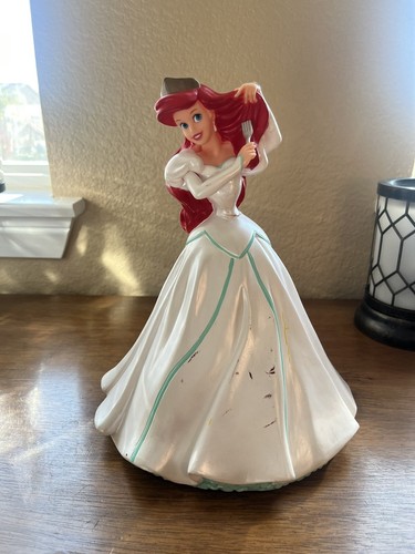 Disney Disneyland Plastic Coin Bank Vintage Girl Princess - Picture 2 of 6