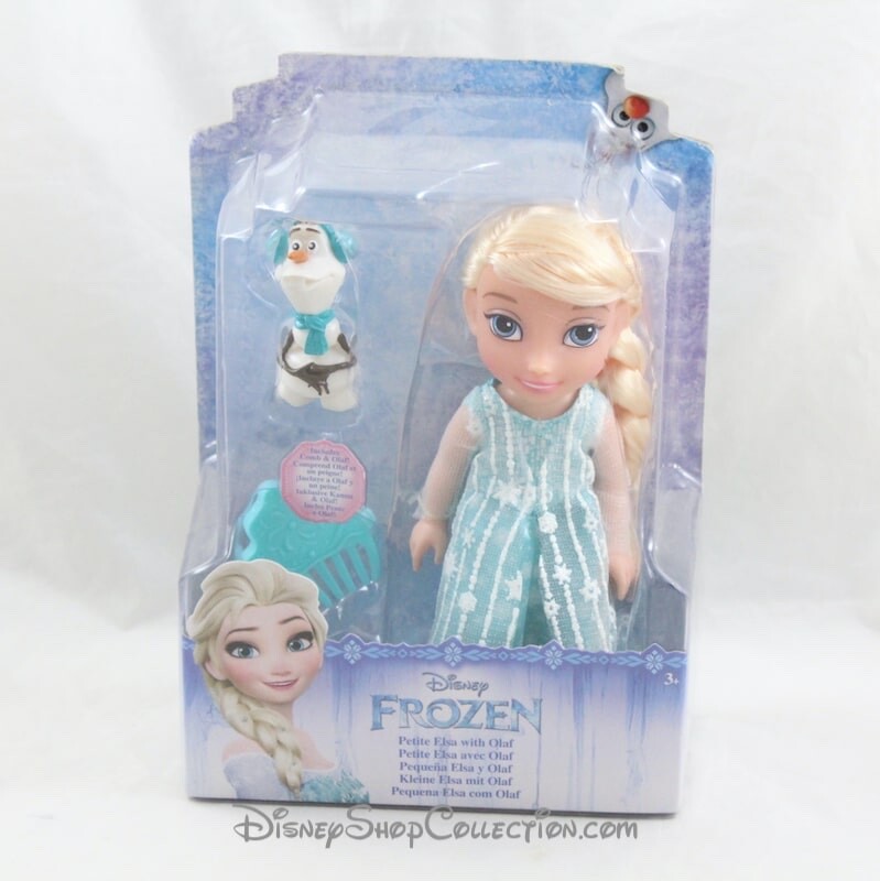 Mini poupée Elsa Frozen 15 cm et Olaf - Jouet de voyage idéal pour s'amuser partout
