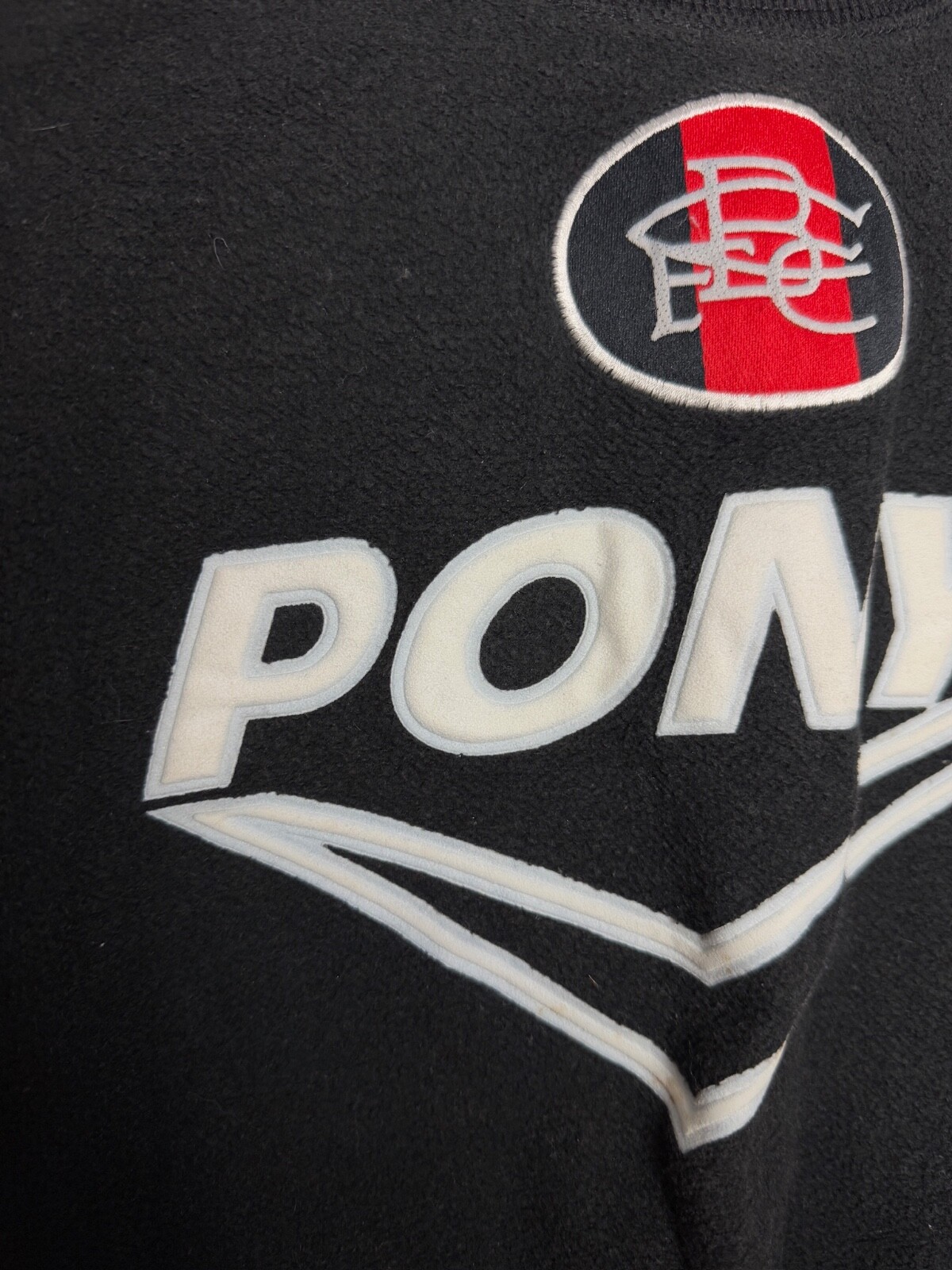 FELPA CALCIO TRIANING BIRMINGHAM CITY ANNI 90 PONY MAGLIA VINTAGE TAGLIA LB