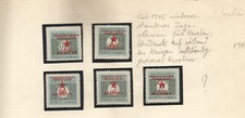 YUGOSLAVIA tax 5 stamps MNH **