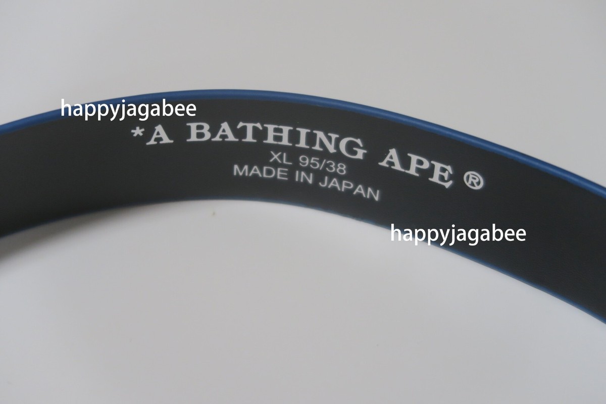 A BATHNIG APE Men's Goods ABC CAMO BAPE LEATHER BELT