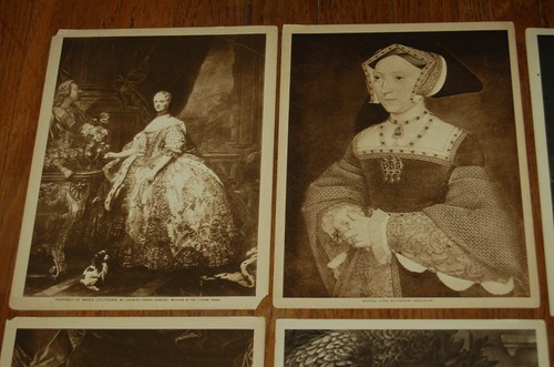 The Mentor Association 6 Antique Art Prints - 9 1/2” X 7” Lot E - Picture 2 of 9