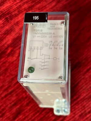 ABB TSR-B TRIP CIRCUIT SUPERVISION RELAY 192530393 1MYN569339-A / ABB TSR-S /abb