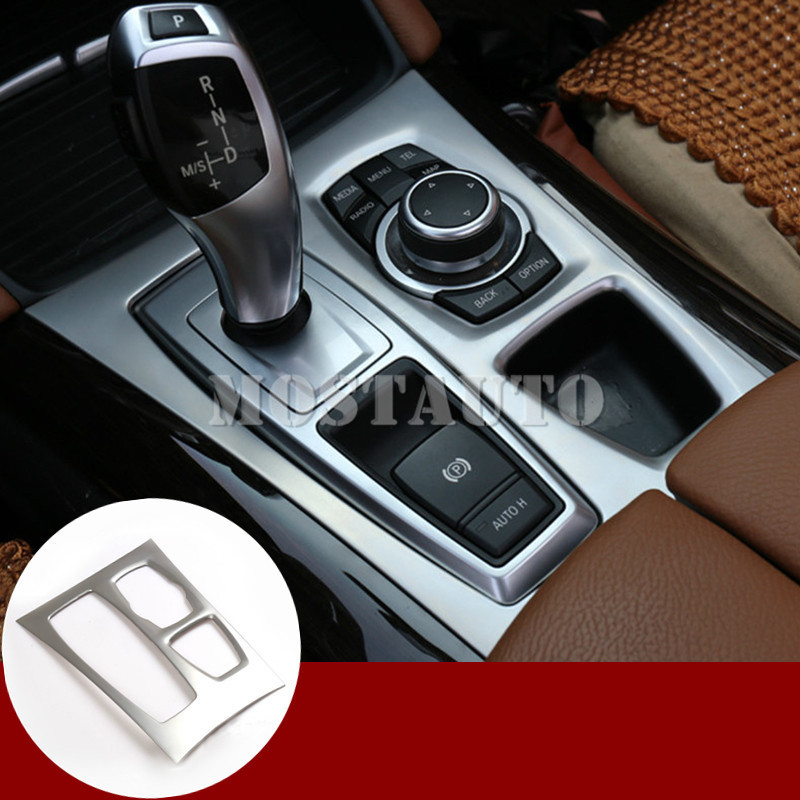 For BMW X5 X6 E70 E71 Inner Centre Console Gear Box Panel Cover