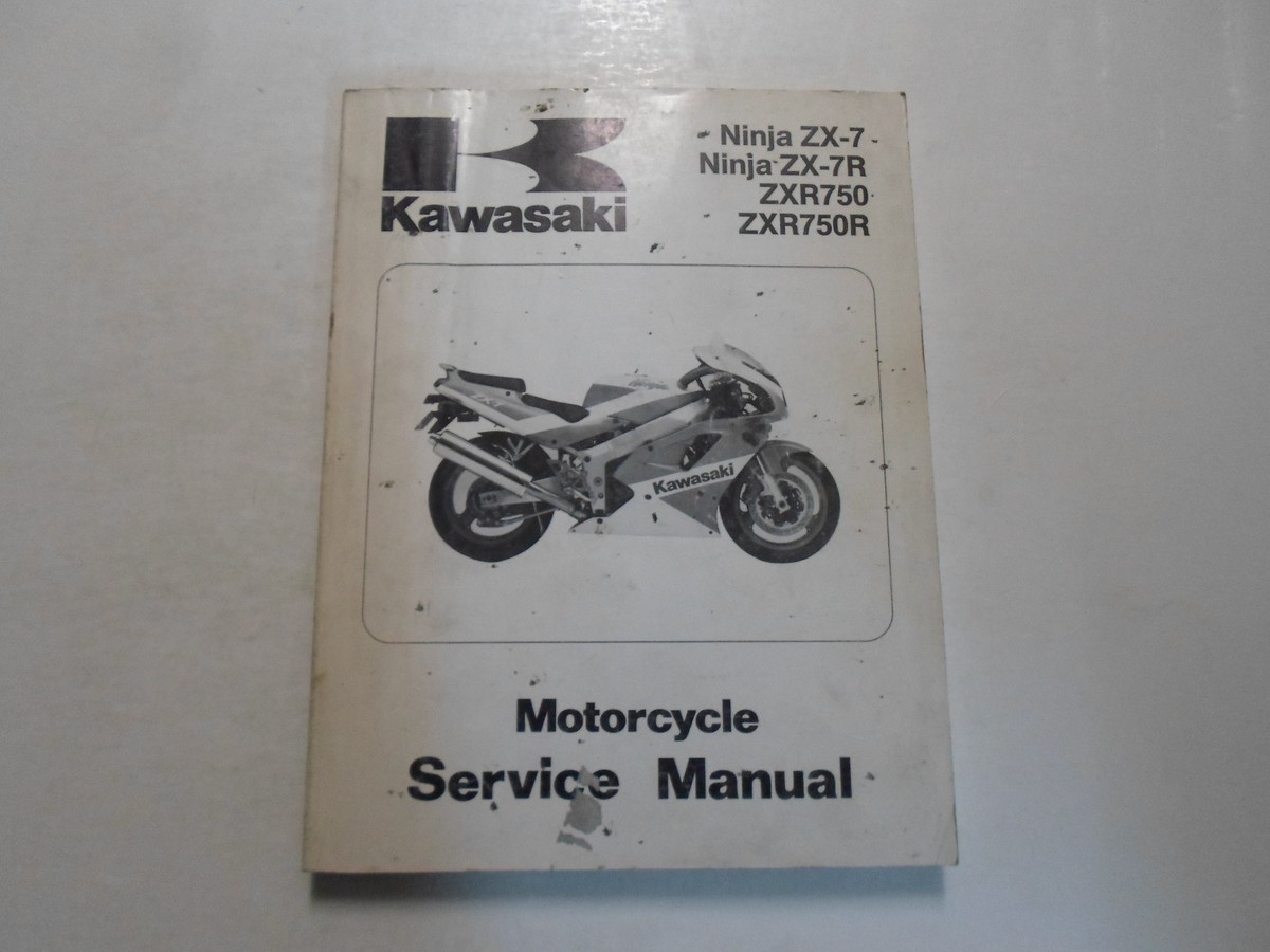 ®︎ 1991 1992 Kawasaki Ninja ZX-7 ZX-7R ZXR750 ZXR750R Service